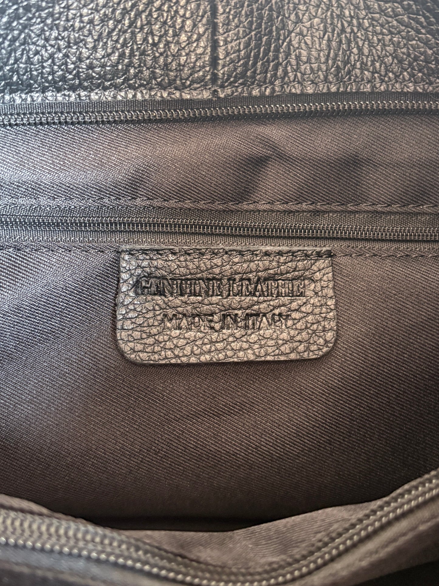 Borsa hobo a spalla in vera pelle nera