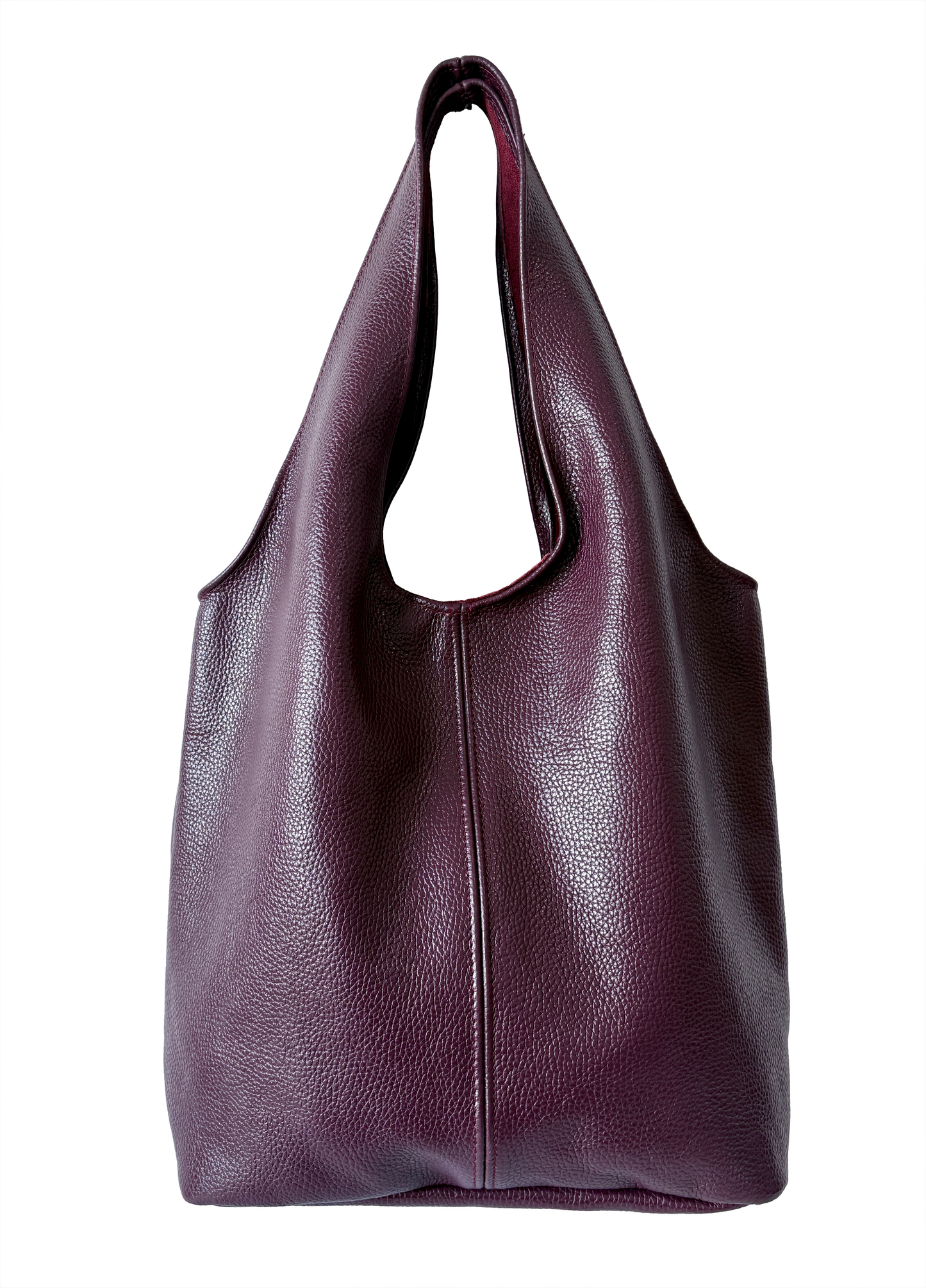 Borsa Hobo in vera pelle, Made in Italy