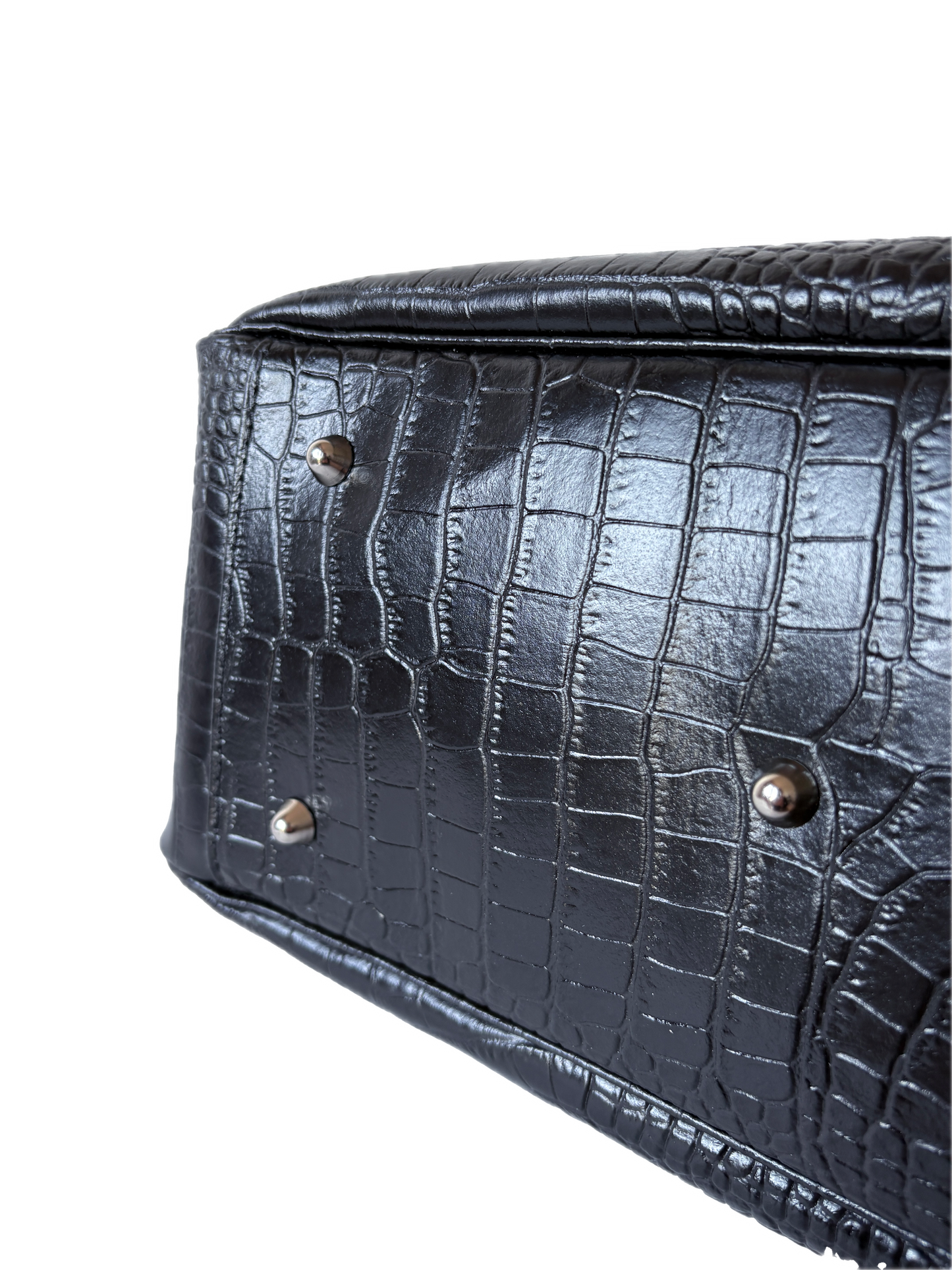 Borsa a Bauletto in vera pelle, Made in Italy
